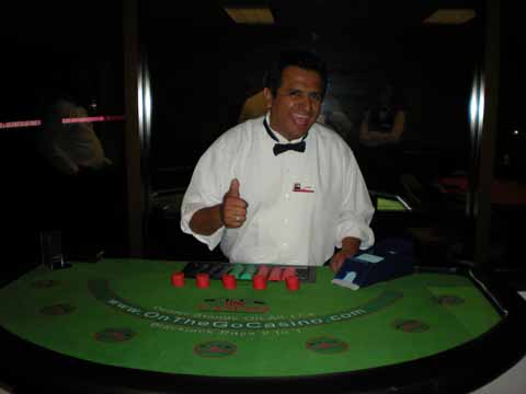 Casino Party Dealer Albert Torres