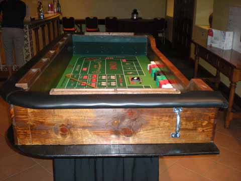  Mini Craps table at a casino party in Phoenix