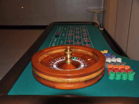 Roulette table at a casino night in Tucson